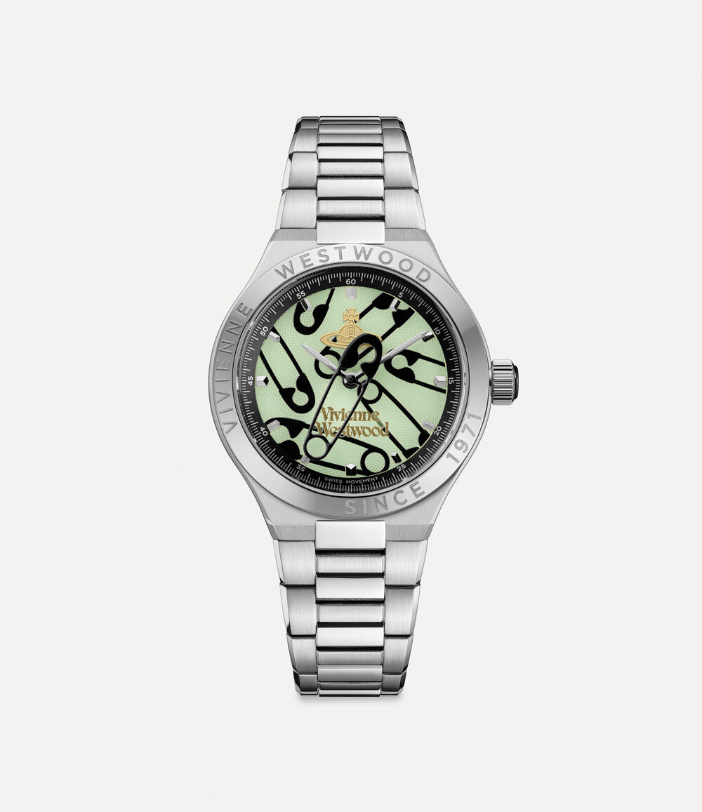 Vivienne Westwood Berwick Watch in lum and silver