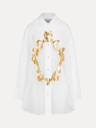 Cotton Voile Mirror Shirt