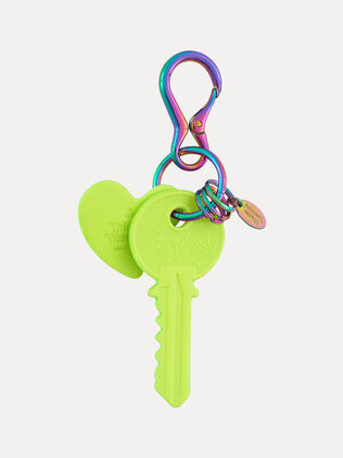 Key And Heart Keyring