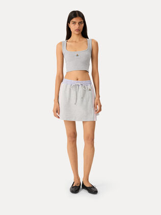 Cropped Rib Vest