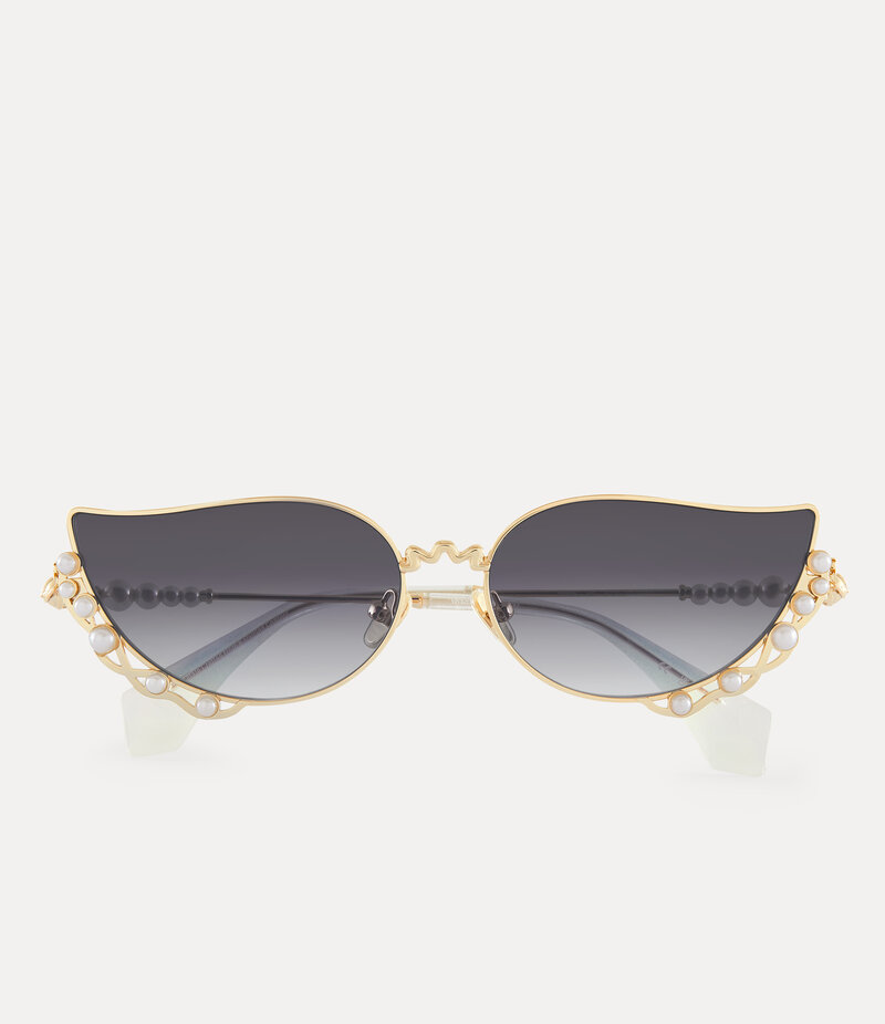 Vivienne Westwood Piccadilly Sunglasses in Yellow