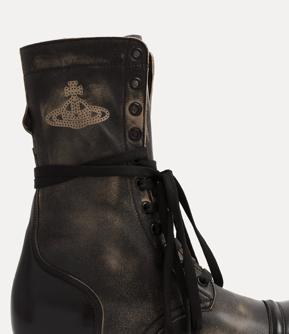 Vivienne Westwood Parachute Boot in Off Black, view 4