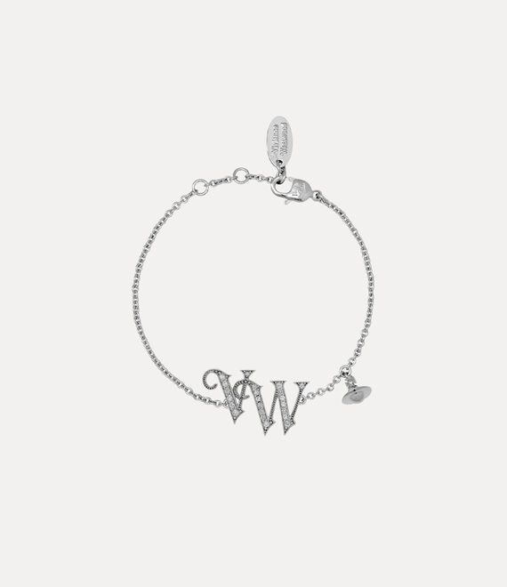 Vivienne Westwood Vw Bracelet Silver Cubic Zirconia Women