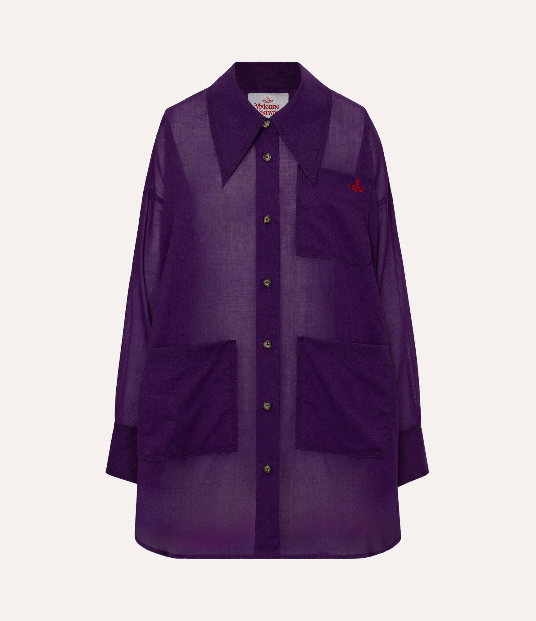 Sheer Wool Oversized Shirt