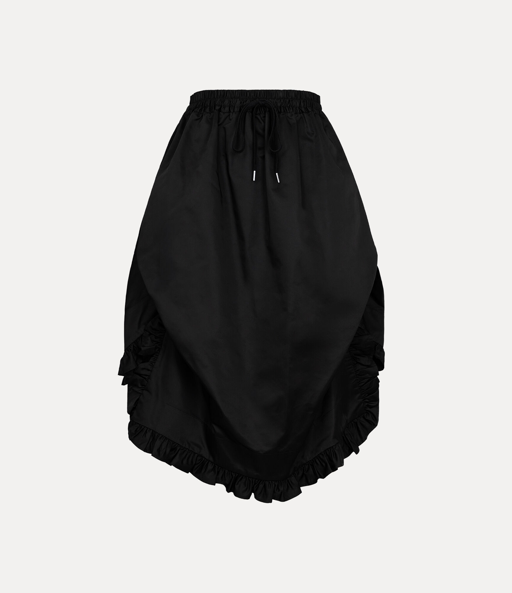Military Satin Frill Skirt