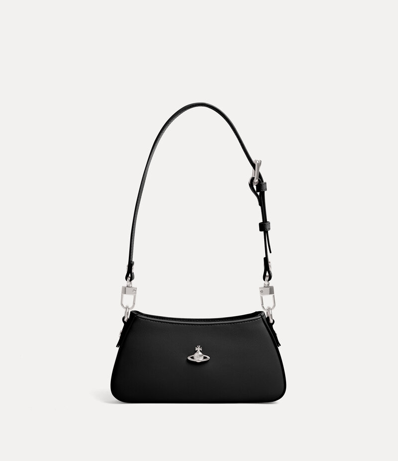 Vivienne Westwood Tasha Shoulder Phone Bag in Black