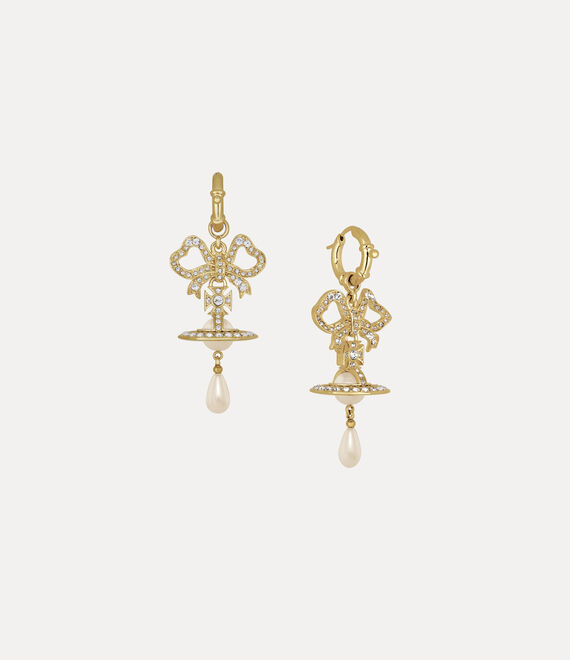 Vivienne Westwood Rigoberta Pearl Earrings Gold-white-crystal-creamrose-pearl Gold-white-crystal-creamrose-pearl Women