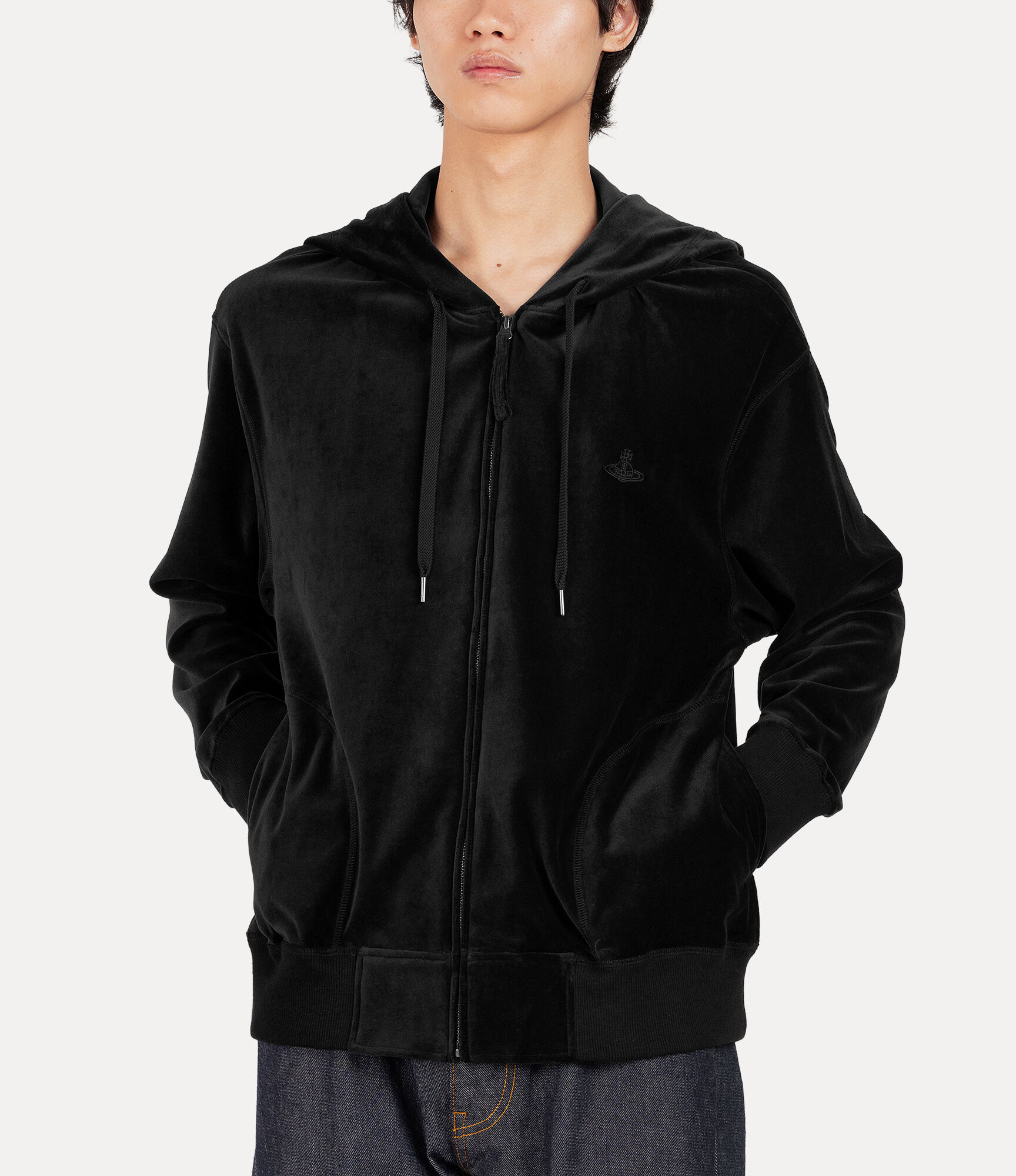 Velour Zip Hoodie  large image number 4