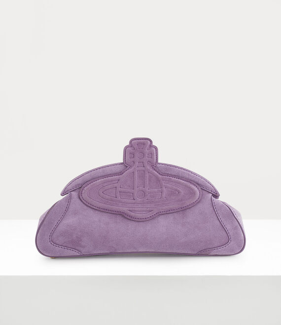 Vivienne Westwood Amber Clutch In Lilac