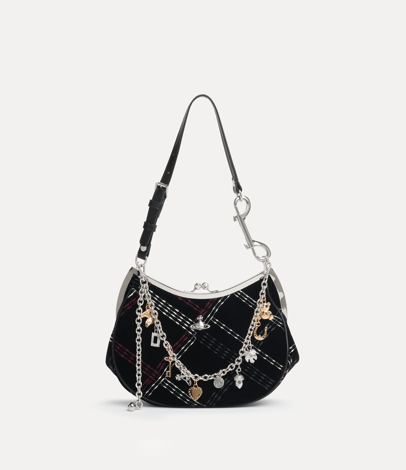 Vivienne Westwood Charm Frame Purse in Black Multicolor