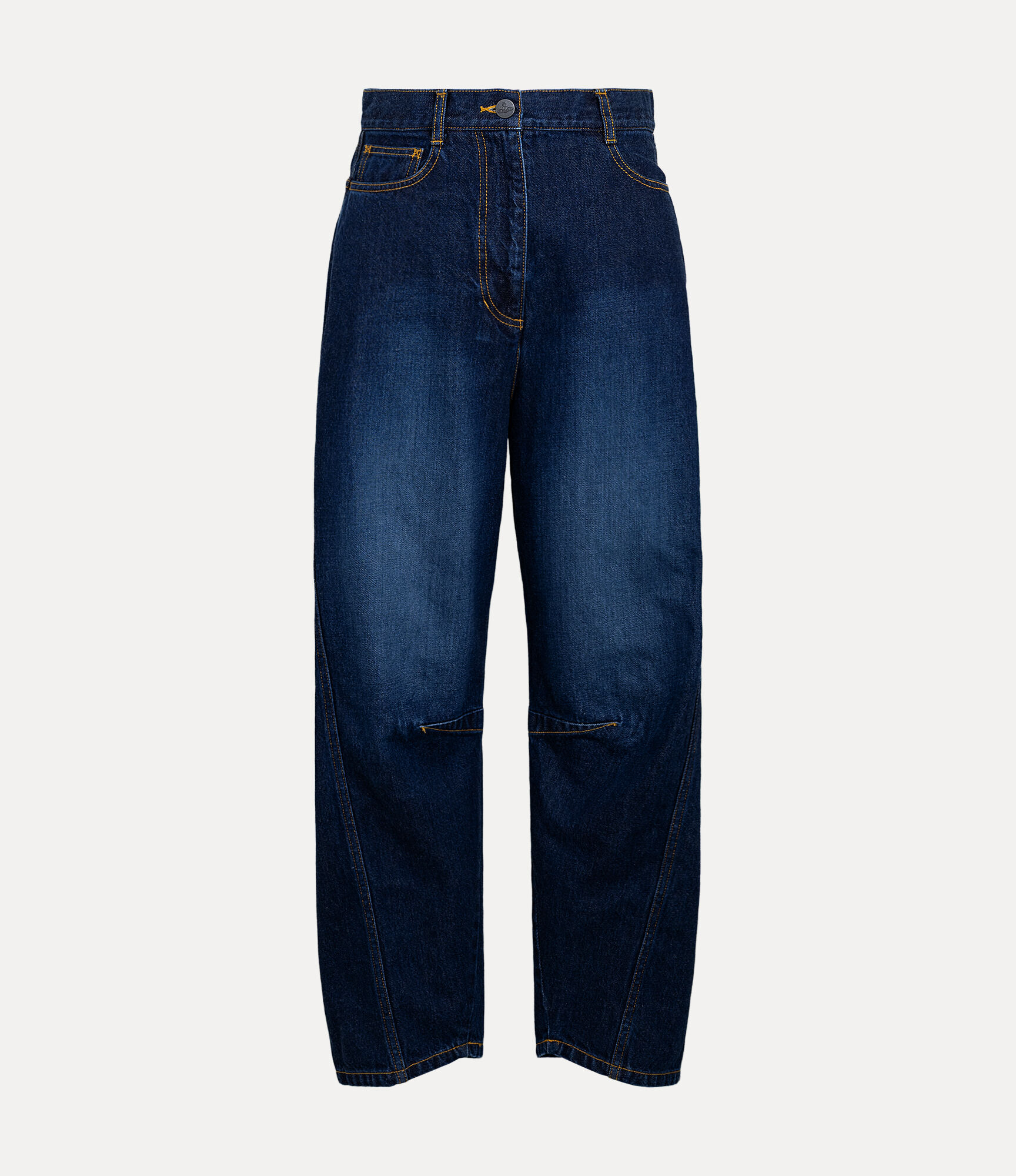 Organic Cotton Denim Wide Pants
