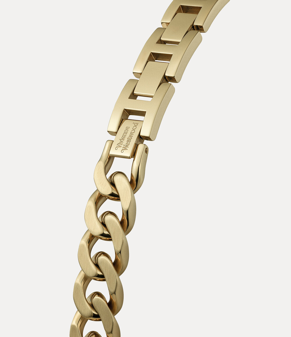 Vivienne Westwood Orb Button Watch in Gold, view 5