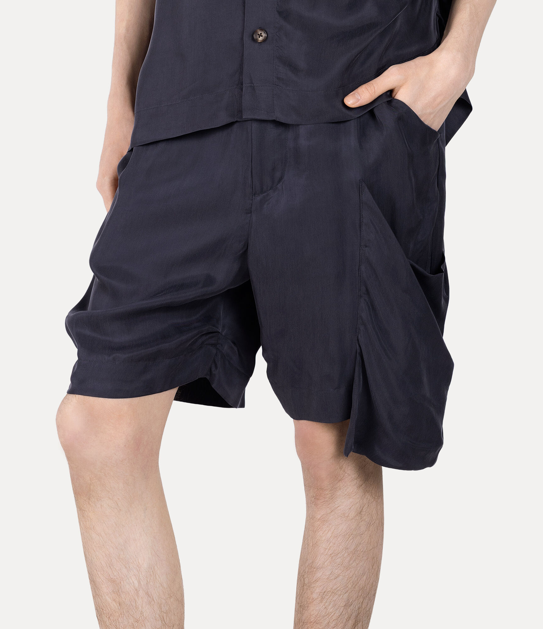 Slouch Short Trousers in GRAY | Vivienne Westwood®