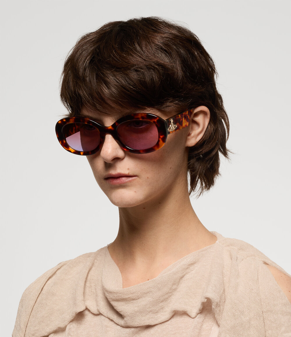 Vivienne Westwood Vivienne Sunglasses in Brown, view 6