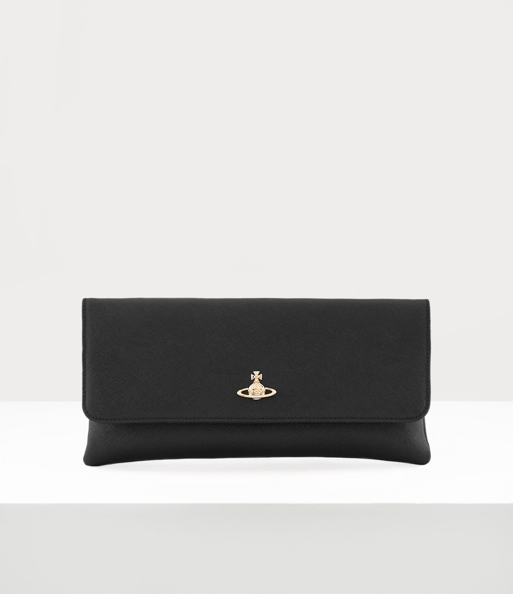 Saffiano clutch with flap  large image number 1