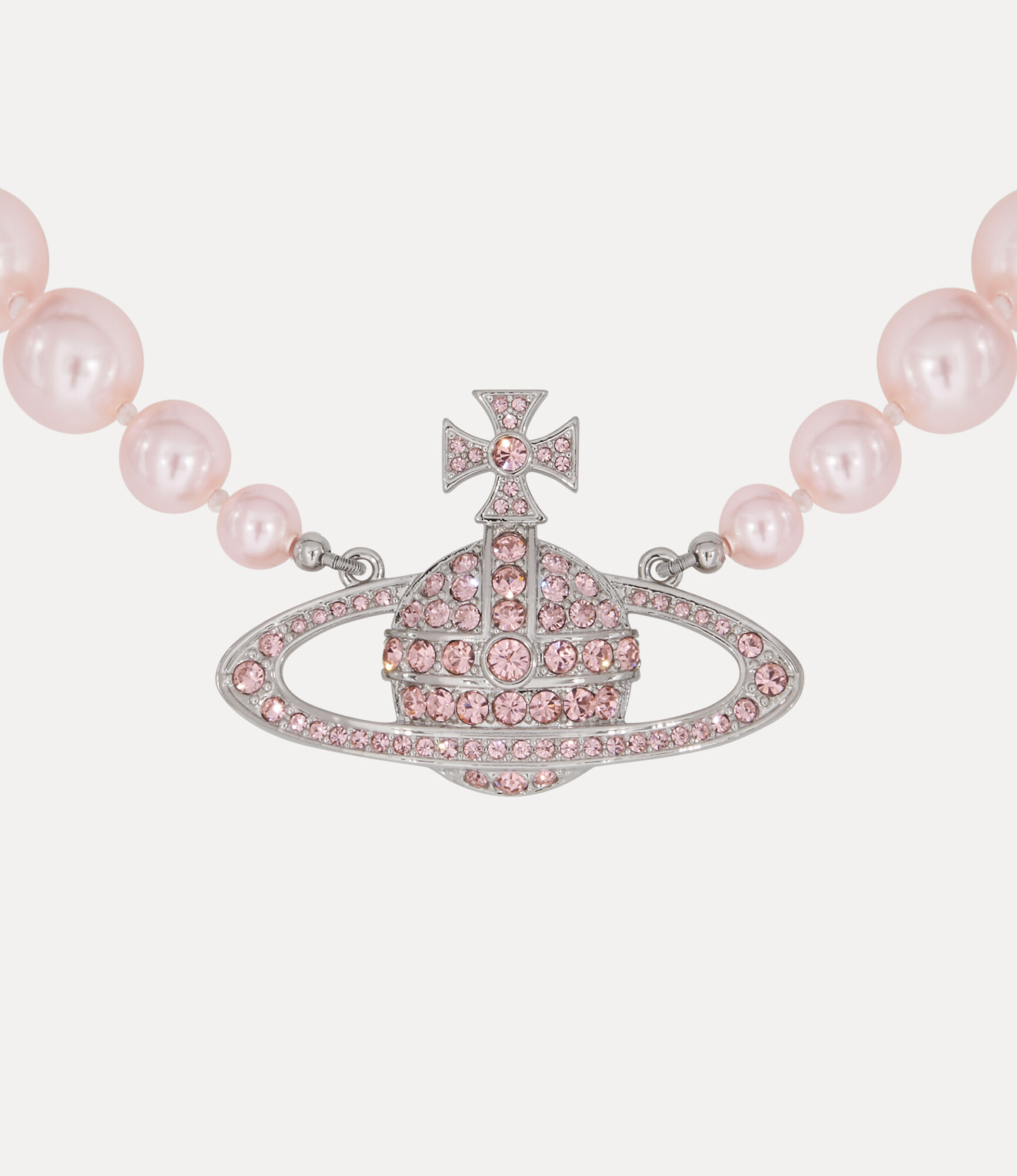 One Row Bas Relief Pearl Choker