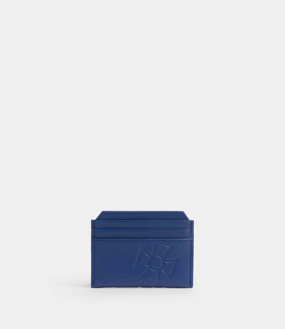 Vivienne Westwood Slim Card Holder in Dark Blue