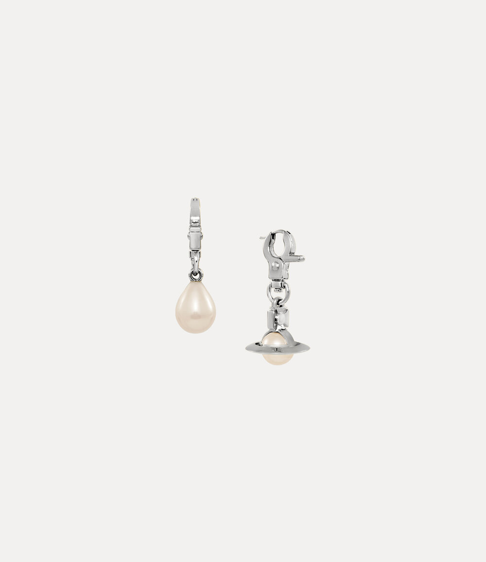 Vivienne Westwood Claude Small Earrings in silver