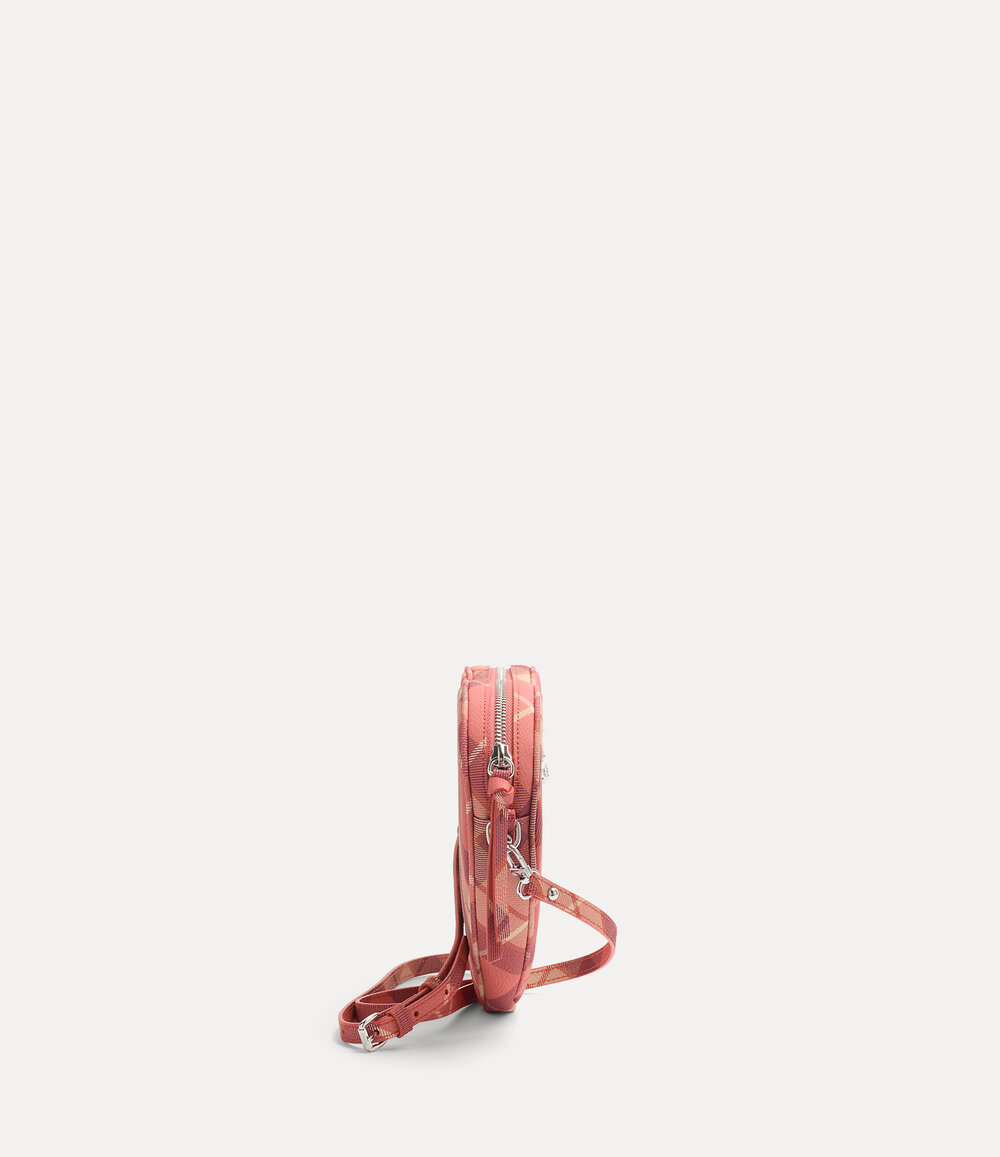 Vivienne Westwood Alexa Heart Crossbody in Fraser Pink, view 5